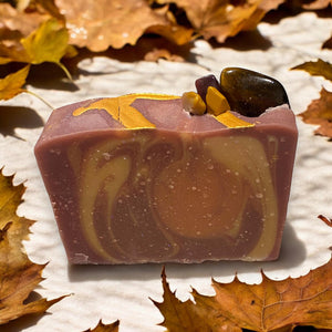 Samhain and Yule Crystal Soaps